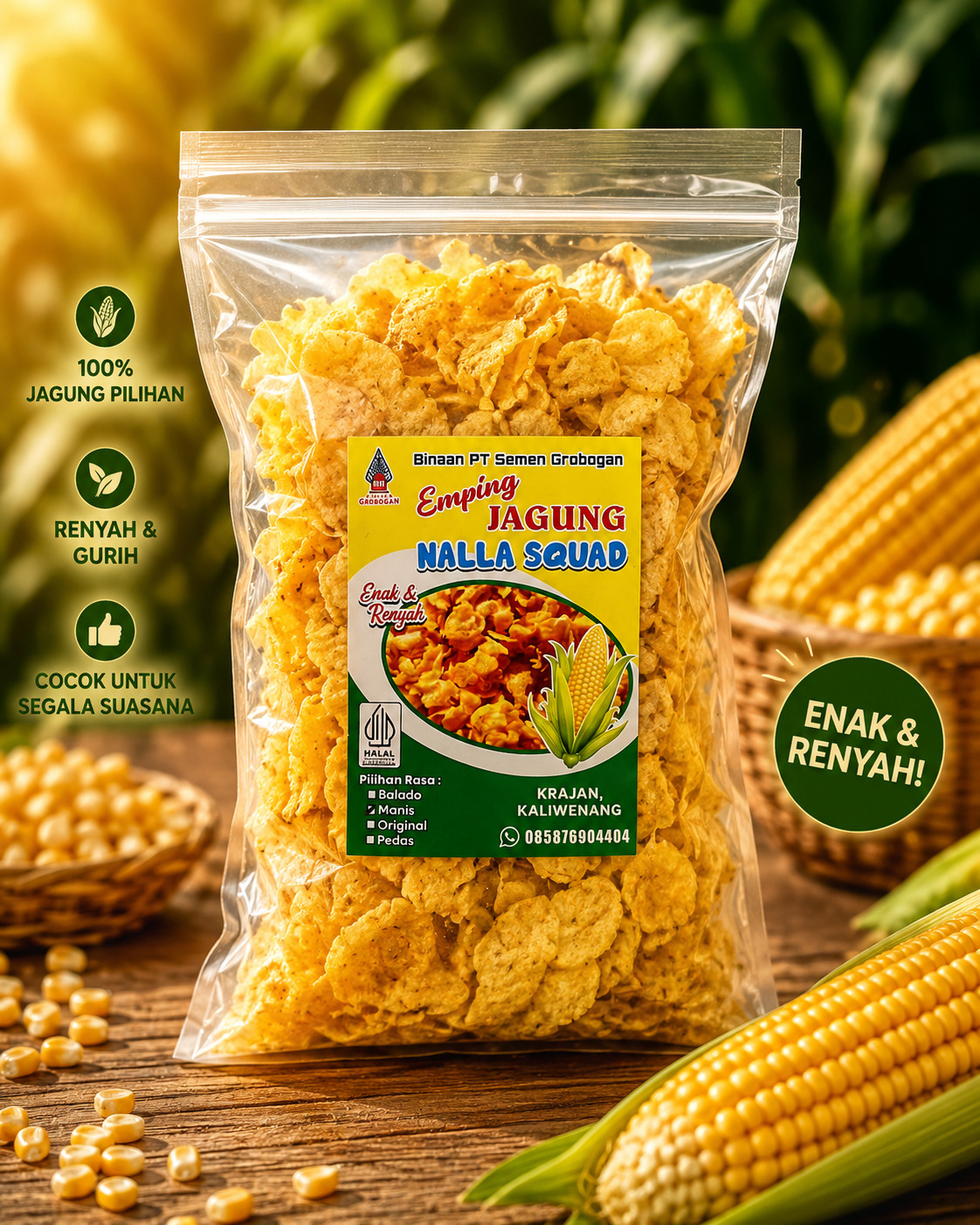 Emping Jagung Manis